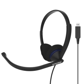 Headset On-Ear CS200-USB Sort Mic