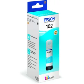 EPSON 102 Blækflaske Cyan
