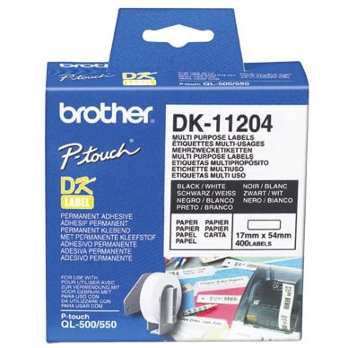 BROTHER alt Etiket BROTHER universal 17x54mm (400)