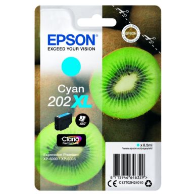 EPSON alt EPSON 202XL Blækpatron Cyan