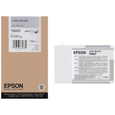 EPSON T6057 Bläckpatron Ljussvart EPSON T6057 Bläckpatron Ljussvart