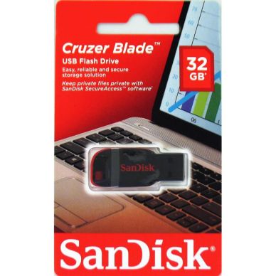 SANDISK alt SanDisk USB -muistikortti 2.0 Blade 32 Gt