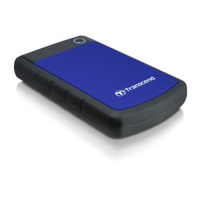 Transcend 2,5” ekstern harddisk, 1 TB USB 3.0, blå