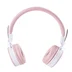 Streetz Foldbar on-ear BT headset, 3,5 mm, lyserød