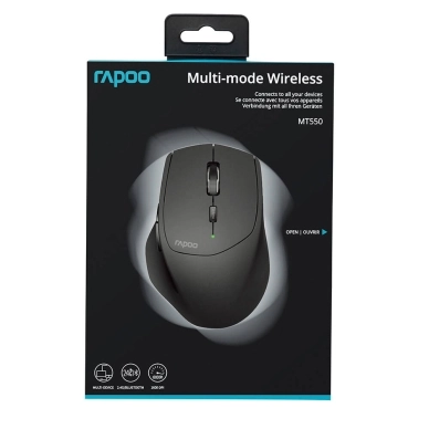 Rapoo alt RAPOO Mus MT550 Multi-Mode Trådløs Optisk Sort