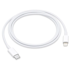 Apple Opladerkabel USB-C til Lightning 1m Hvid