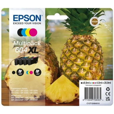 EPSON alt Mustepatruuna MultiPack Epson 604XL Bk,C,M,Y