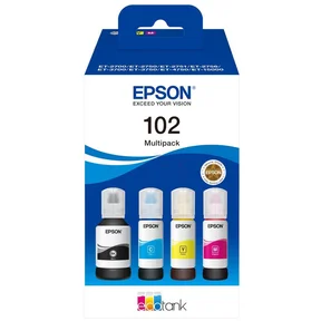 Epson 102 Blækflaske Multipack BK/C/M/Y