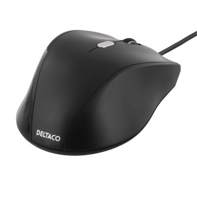 DELTACO alt Deltaco optinen hiiri, 3 painiketta ja rullain, USB