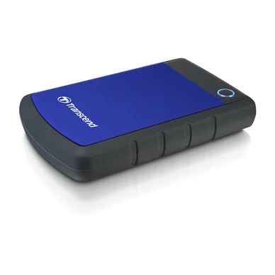 Transcend 2,5" extern hårddisk, 1TB USB 3.0, blå