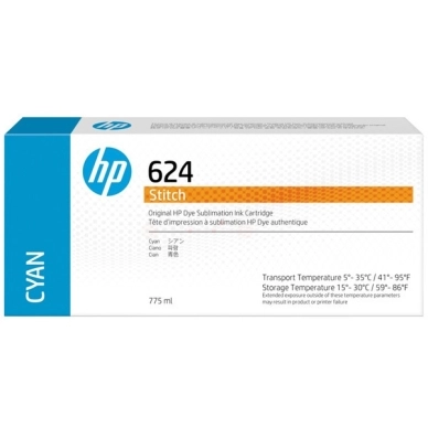 HP 624 Bläckpatron Cyan