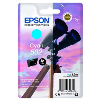 EPSON alt EPSON 502 Bläckpatron Cyan