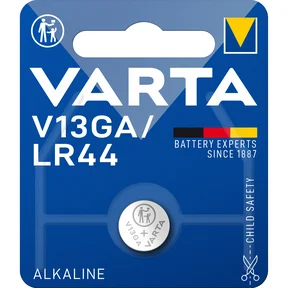 Varta V13GA/LR44 Alkalisk Batteri - 1 Pakke
