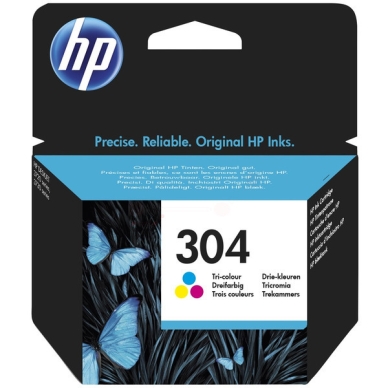 HP alt HP 304 Blækpatron 3-farve