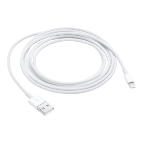 Applen latauskaapeli USB-A Lightning 1 m, valkoinen