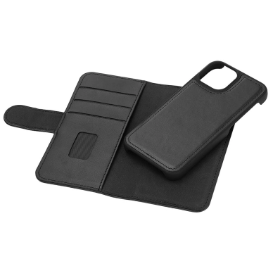 Gear alt GEAR-lompakkokotelo iPhone 13 Mini 2in1, musta