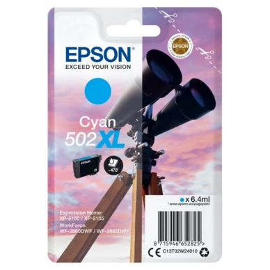 EPSON alt EPSON 502XL Mustepatruuna Cyan