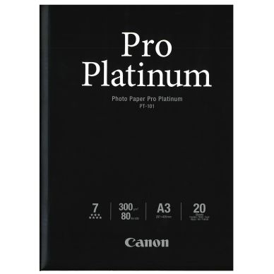 CANON alt Fotopapir Pro Platinum A3, 20 ark 300g (PT-101)