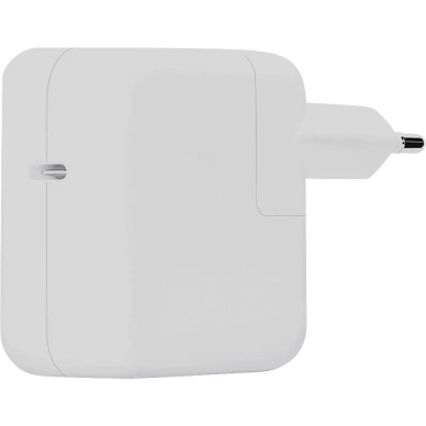APPLE alt Apple Oplader til bærbar og mobil USB-C 30W Hvid