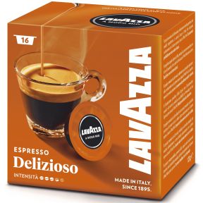 Lavazza Espresso Delizioso kaffekapsler, 16 port.