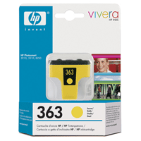 HP 363 Bläckpatron Gul