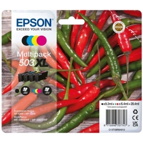 Blækpatron MultiPack Epson 503XL Bk,C,M,Y